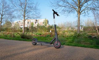 Picture of a scooter from proud owner after just buying an electric scooter