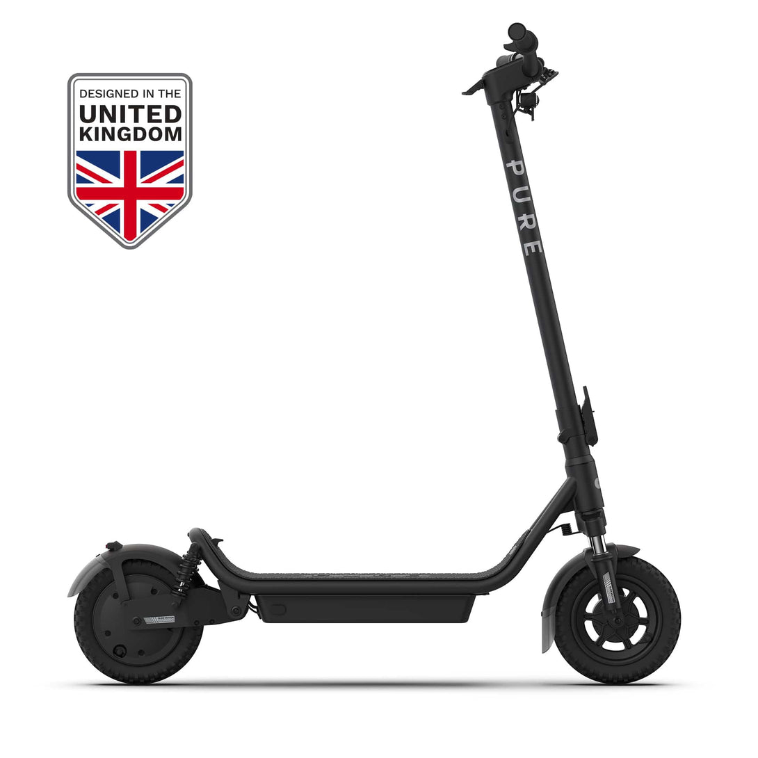Pure Electric Scooter Black Air⁵ Pro+ Suspension