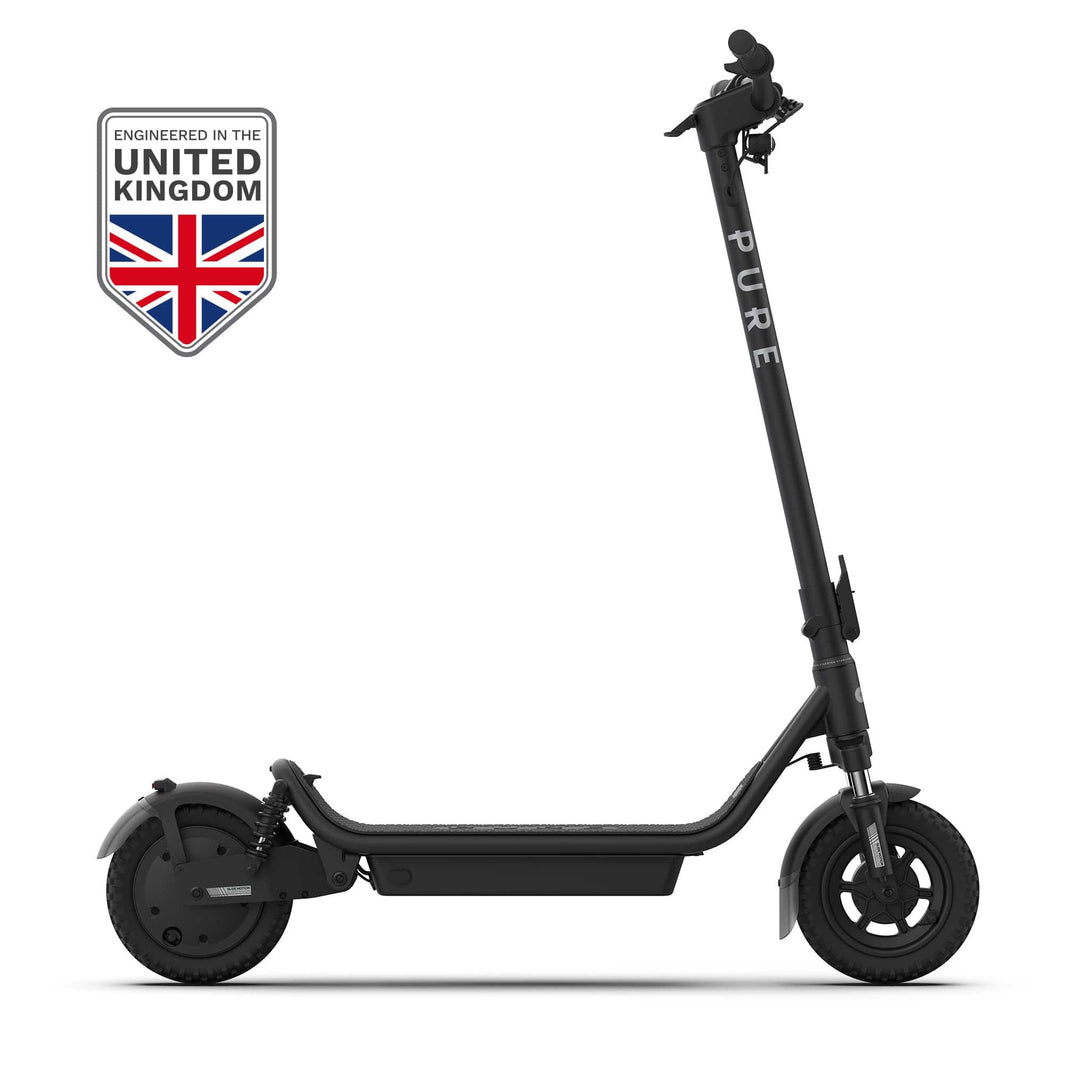 Pure Electric Scooter Black Air⁵ Ultra Suspension