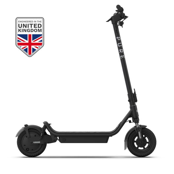 Pure Electric Scooter Black Air⁵ Ultra Suspension