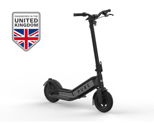 Pure Electric Scooter Black & Gunmetal Escape
