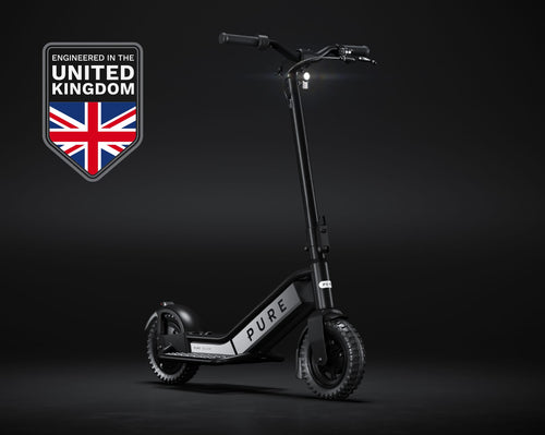Pure Electric Scooter Black & Gunmetal Escape