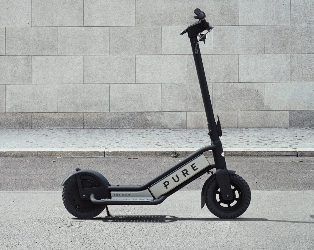 Pure Electric Scooter Black & Gunmetal Escape