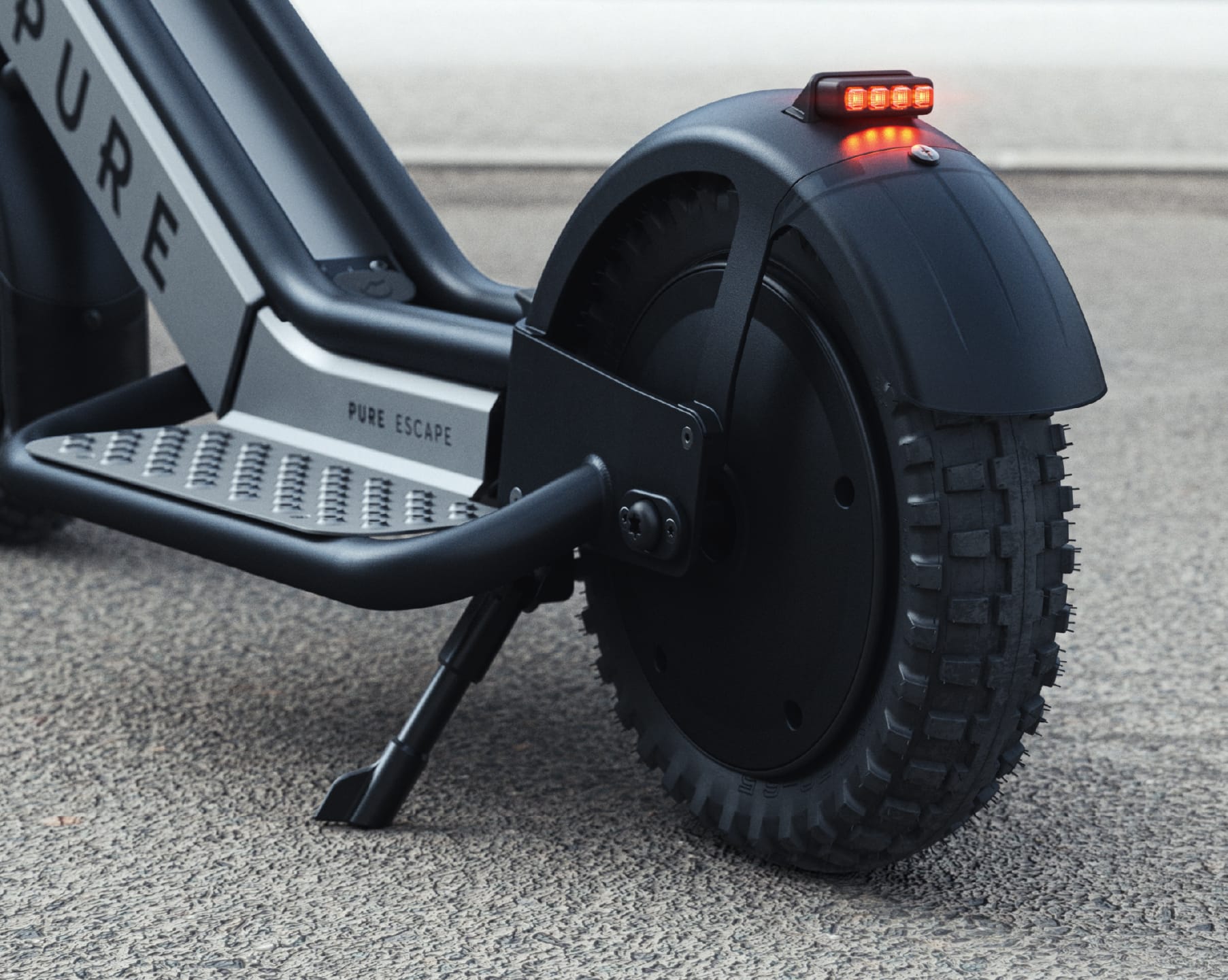 Pure Electric Scooter Black & Gunmetal Escape