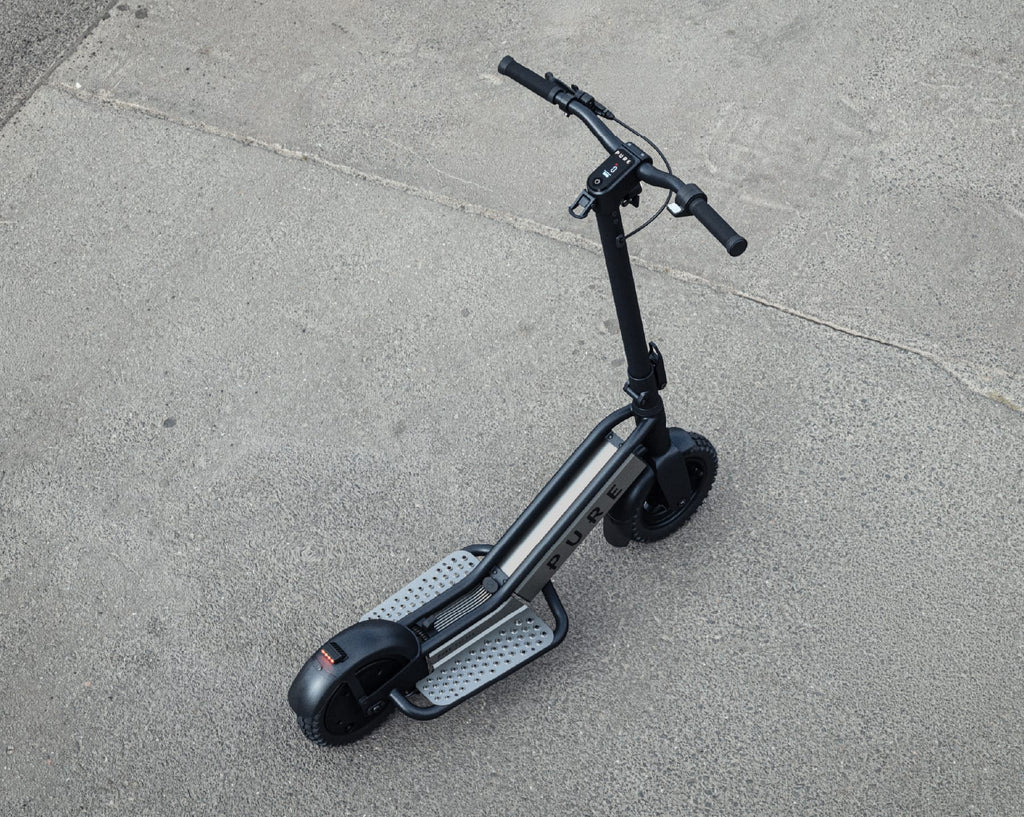 Pure Electric Scooter Black & Gunmetal Escape
