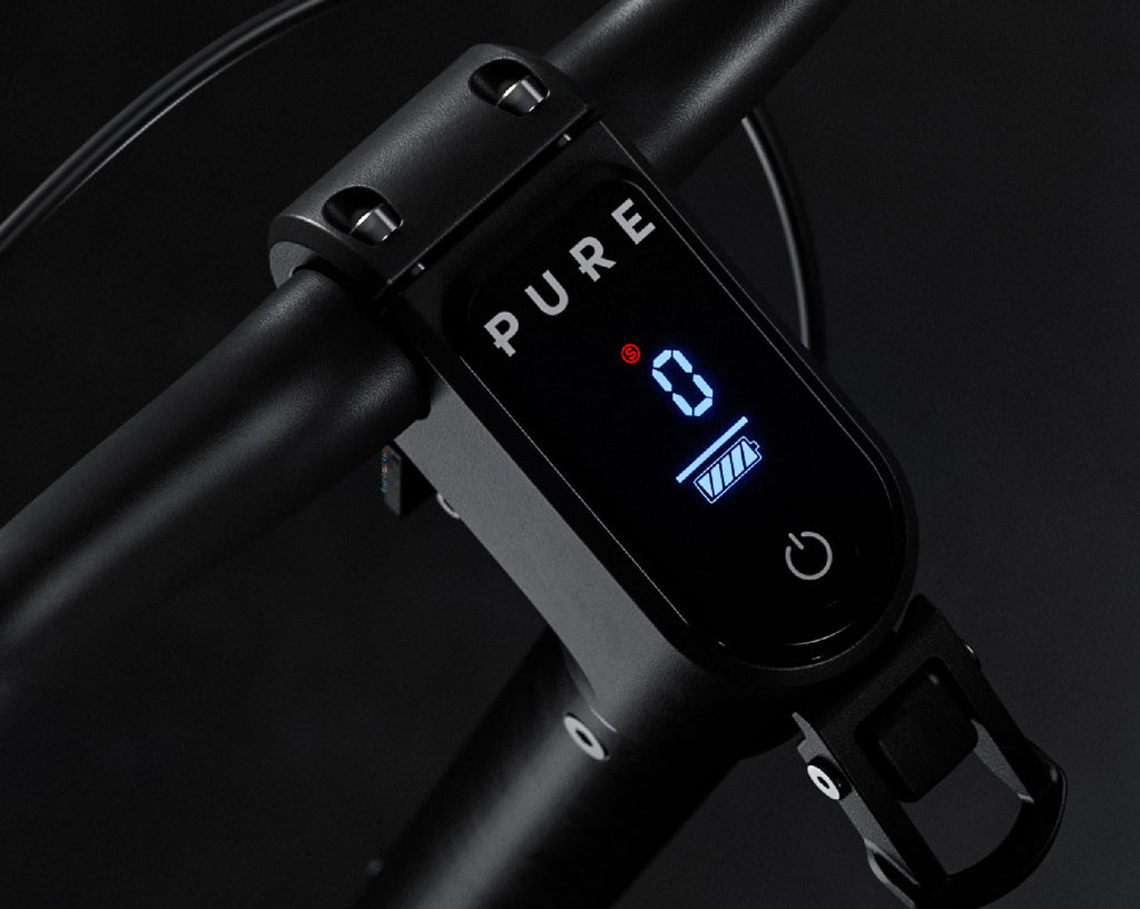 Pure Electric Scooter Black & Gunmetal Escape