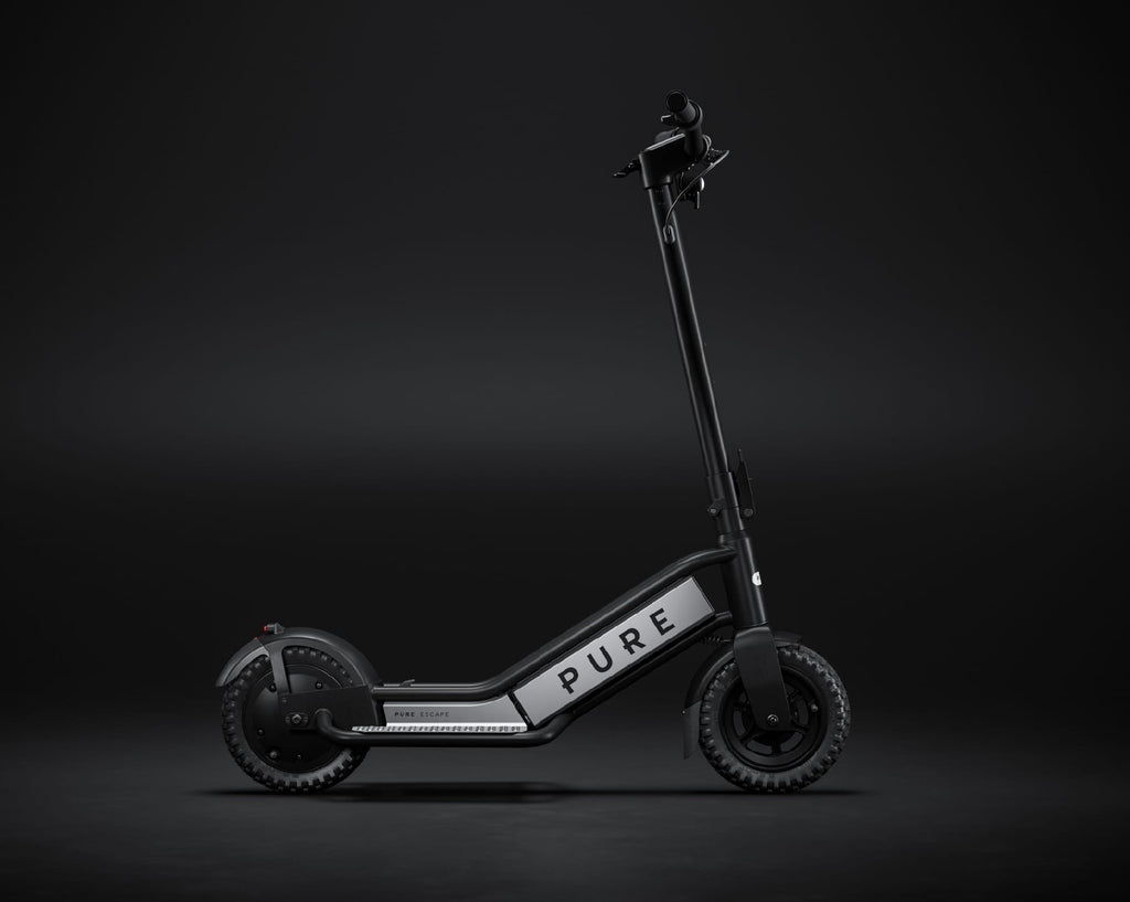 Pure Electric Scooter Black & Gunmetal Escape