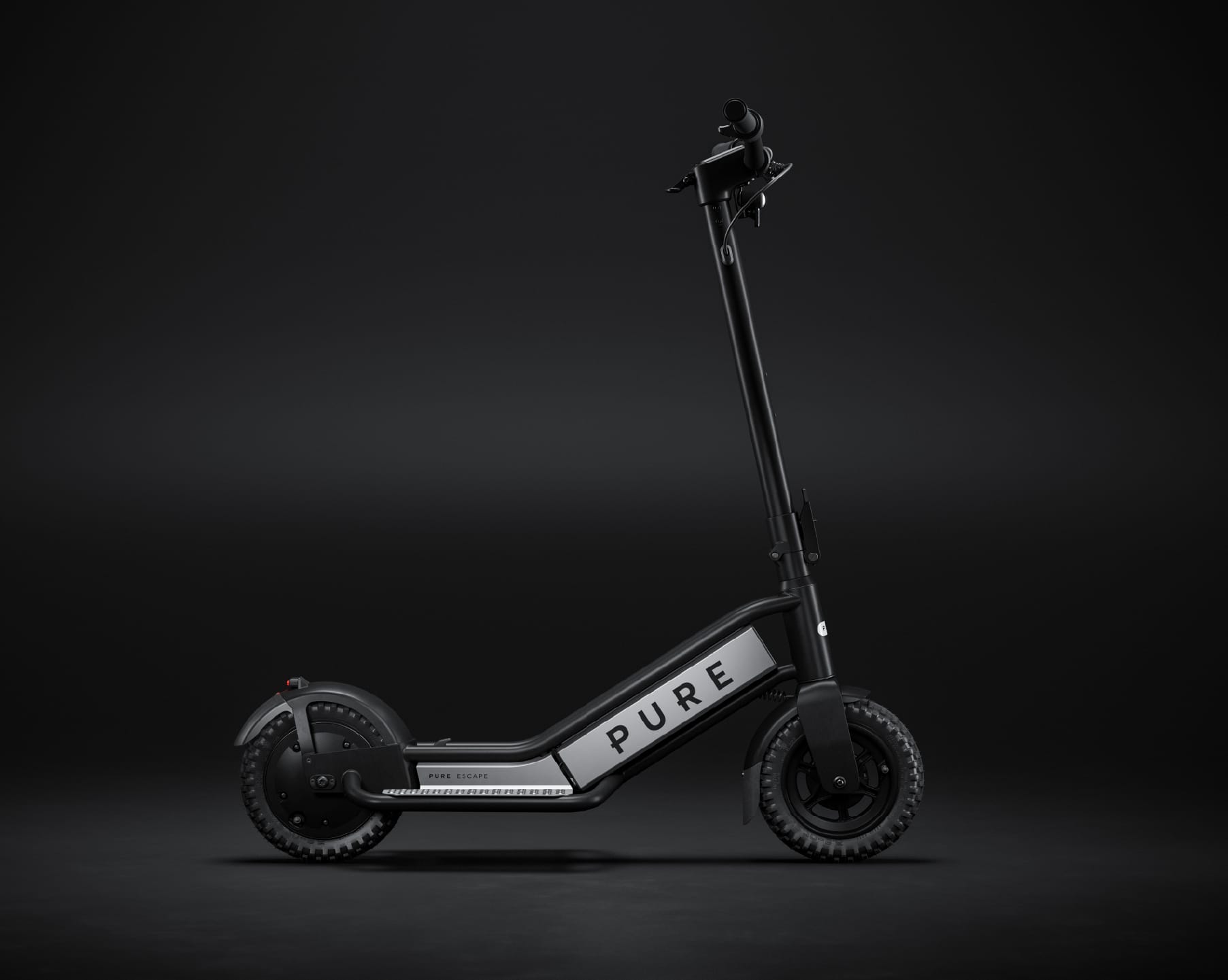 Pure Electric Scooter Black & Gunmetal Escape