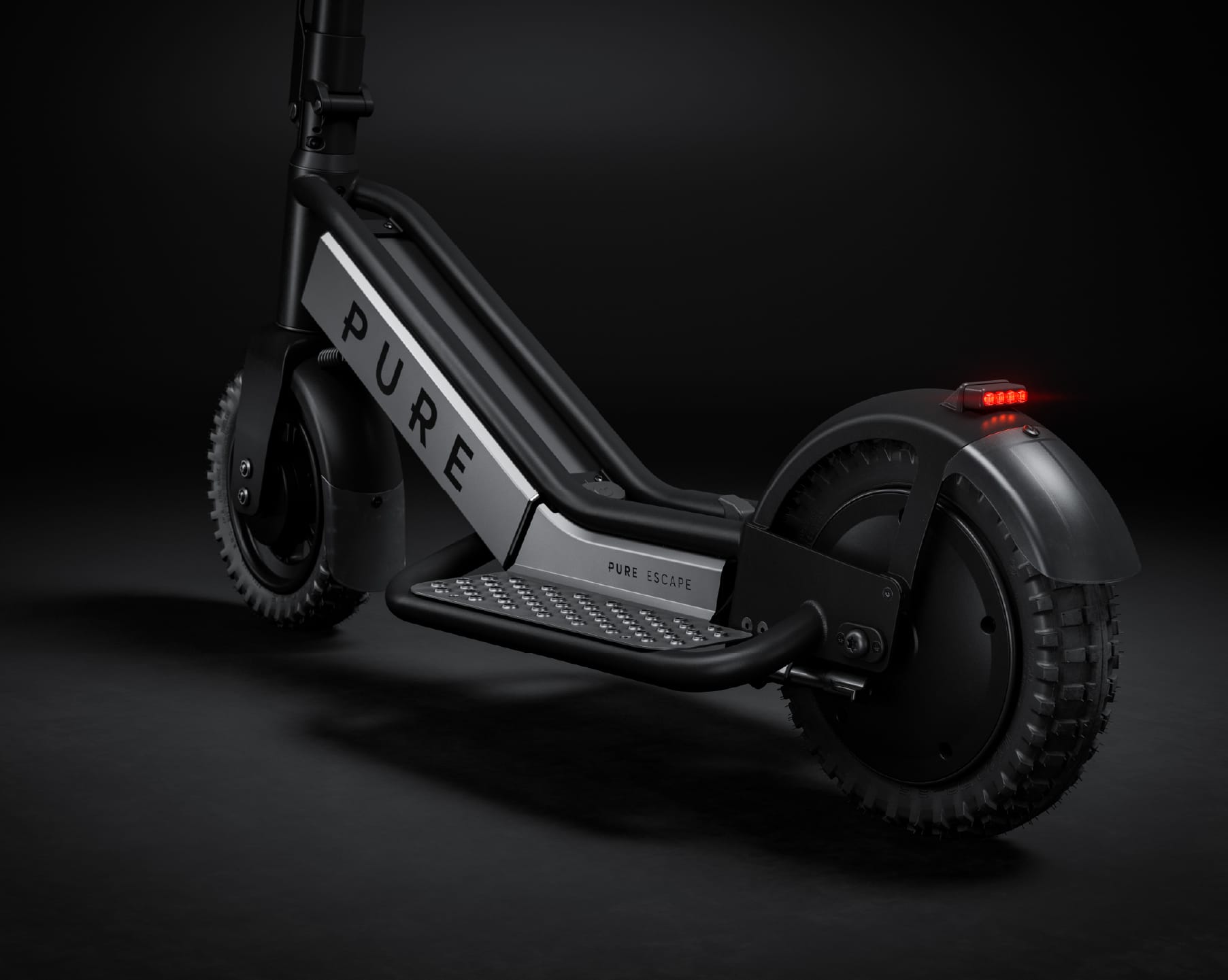 Pure Electric Scooter Black & Gunmetal Escape