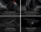 Pure Electric Scooter Black & Gunmetal Escape