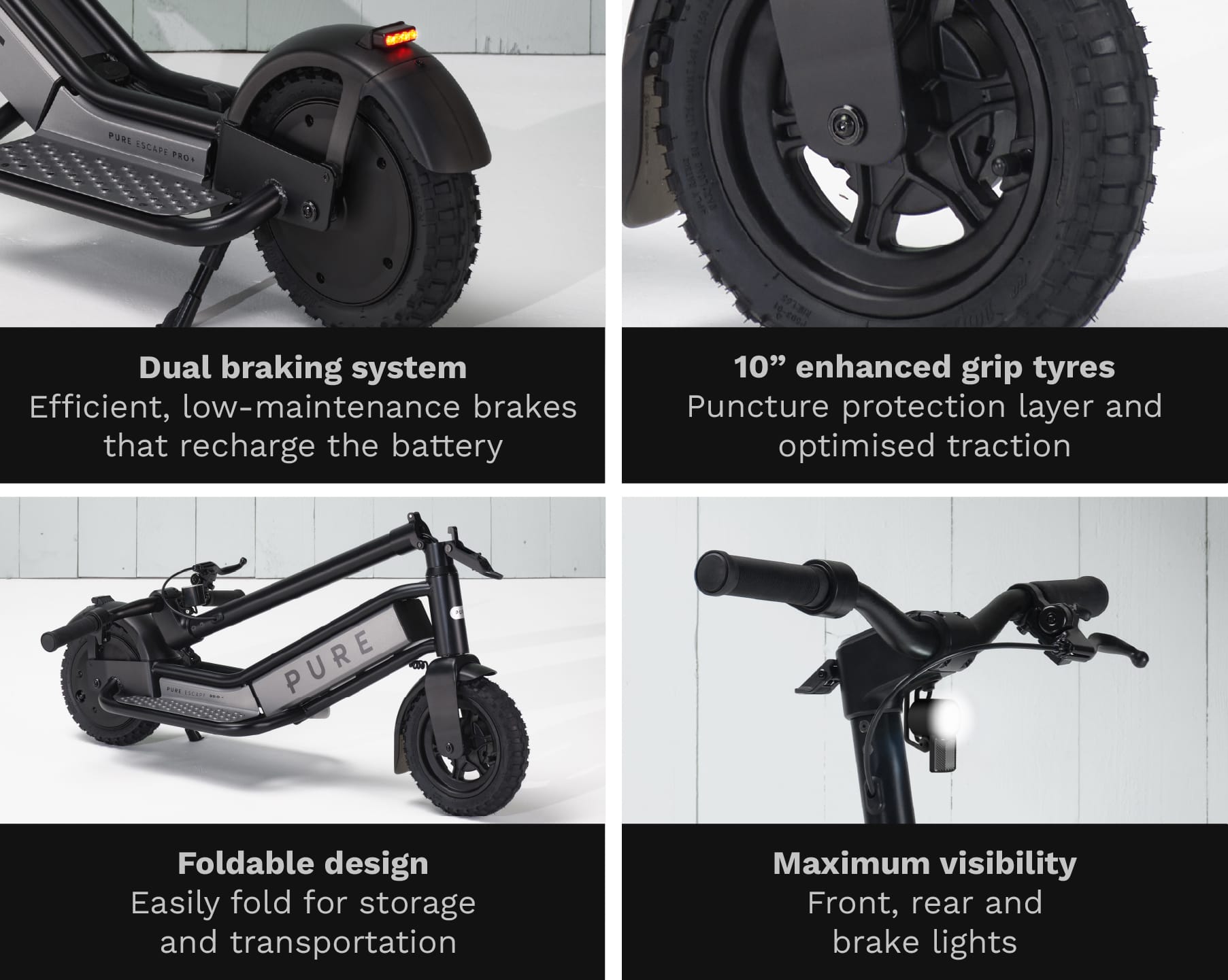 Pure Electric Scooter Escape Pro+