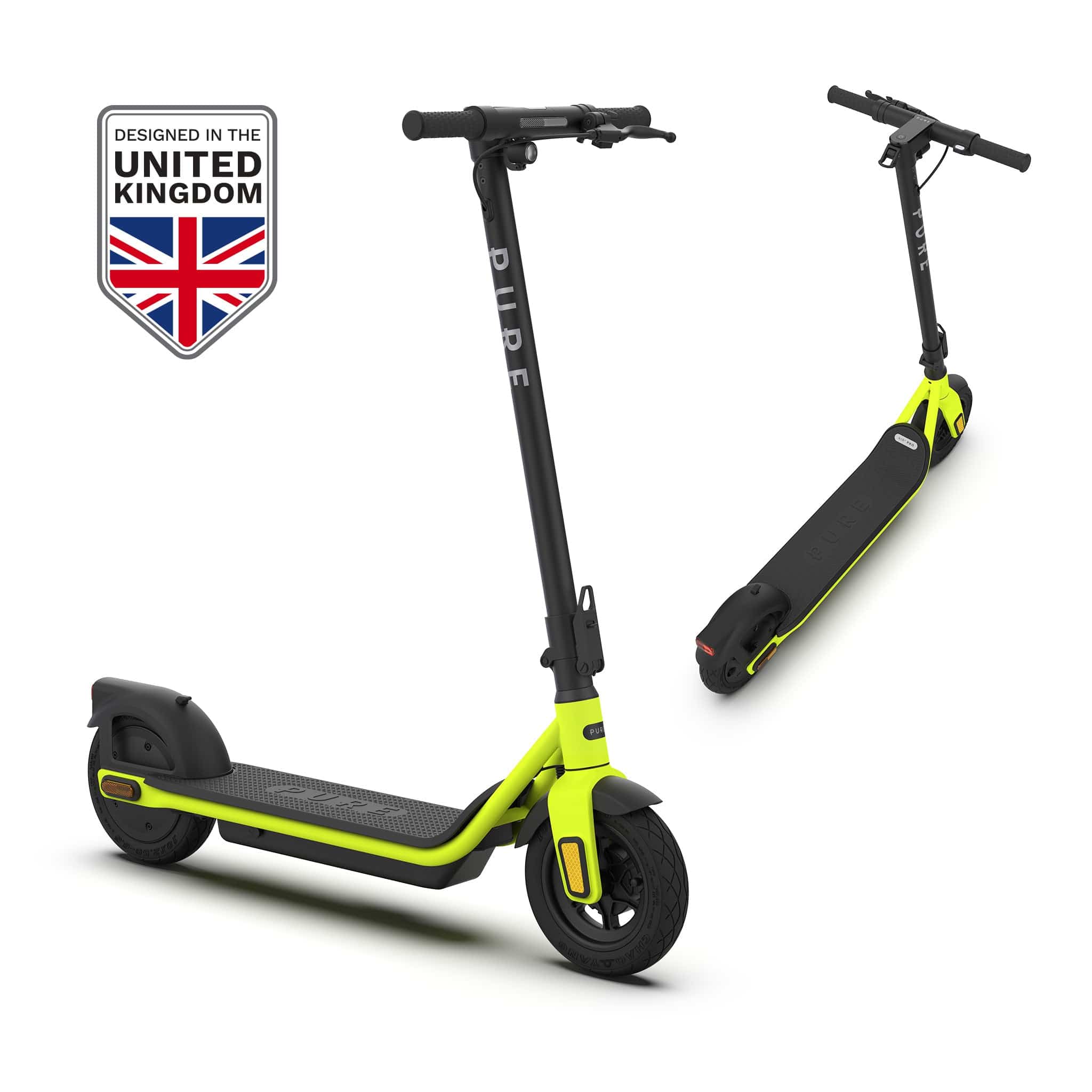 Pure Electric Scooter Fluro Yellow Air⁵ Pro