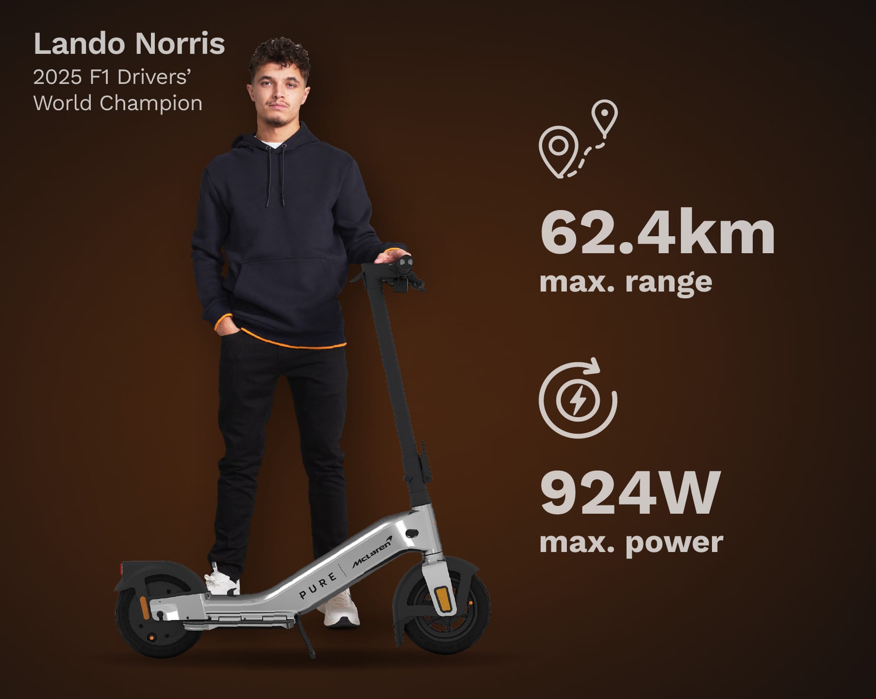 Pure Scooter Chrome Pure x McLaren Chrome