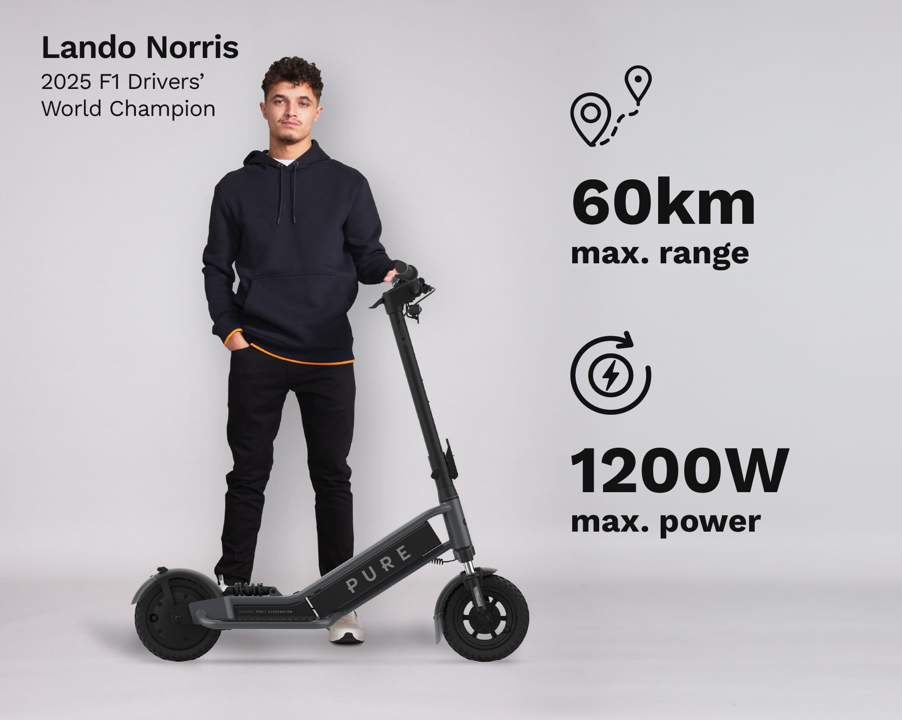 Pure Scooter ESCAPE PRO+ SUSPENSION