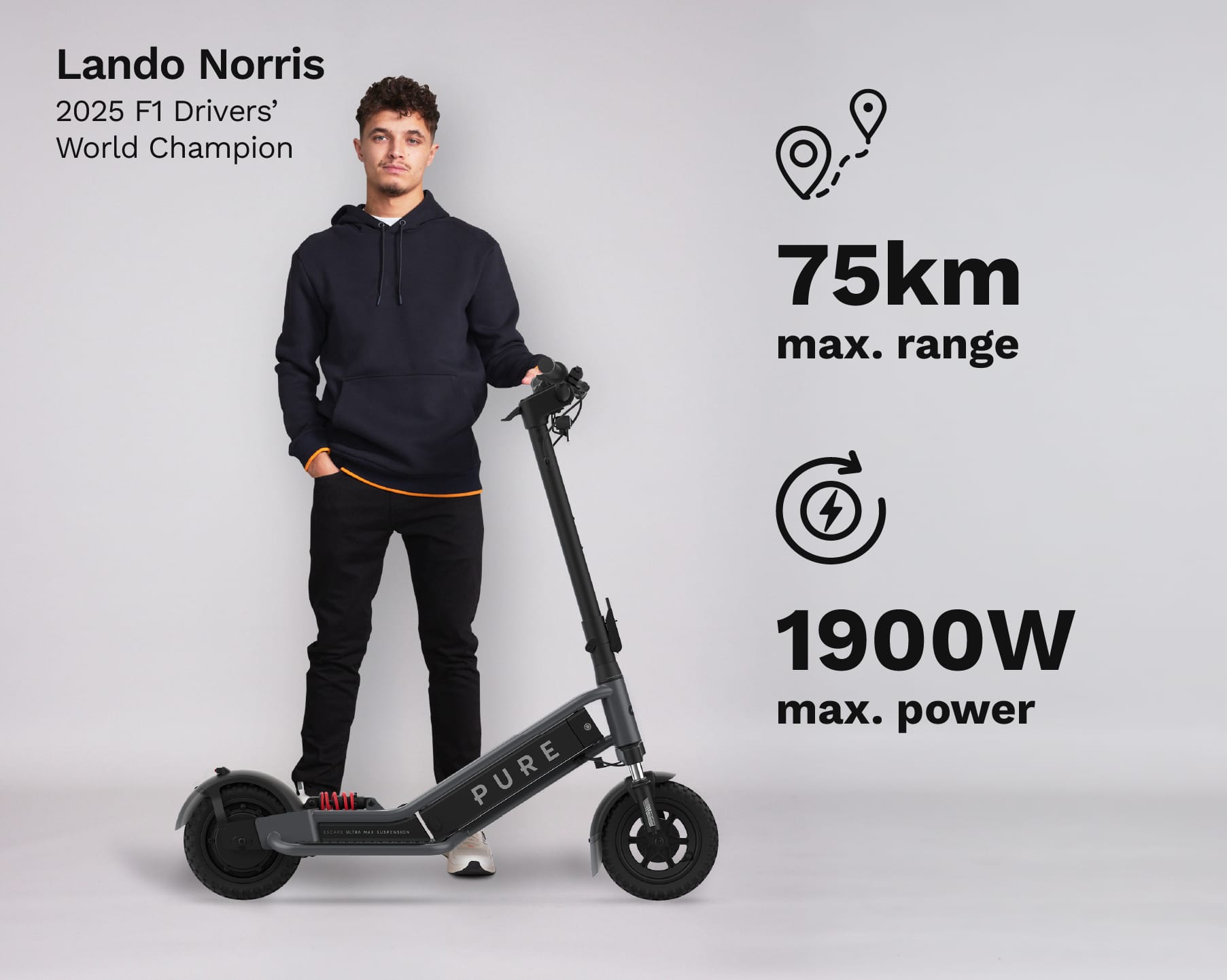 Pure Scooter ESCAPE ULTRA MAX SUSPENSION