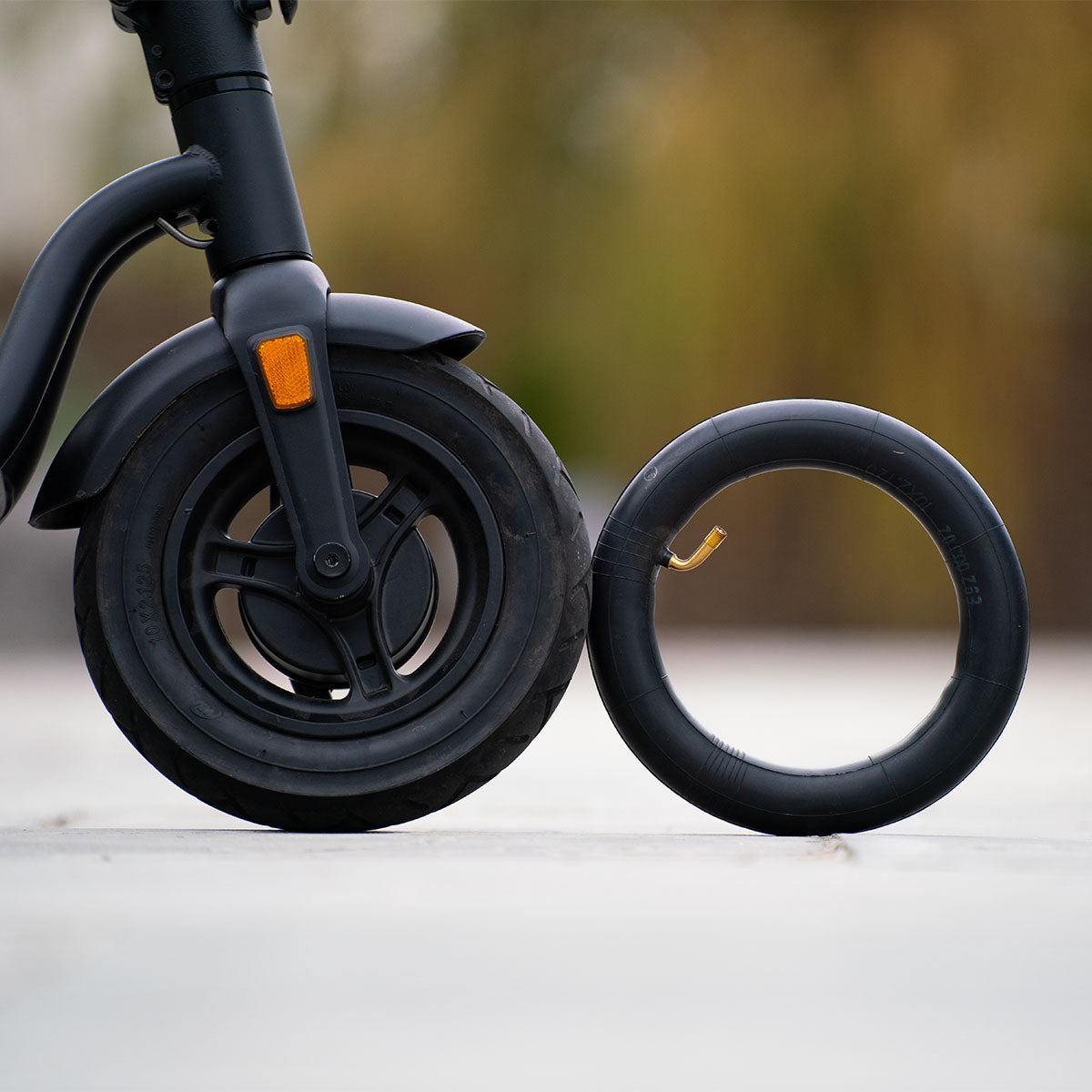 Official replacement inner tube for front or rear wheel of the Pure Air and Pure Air Pro Electric Scooter.   