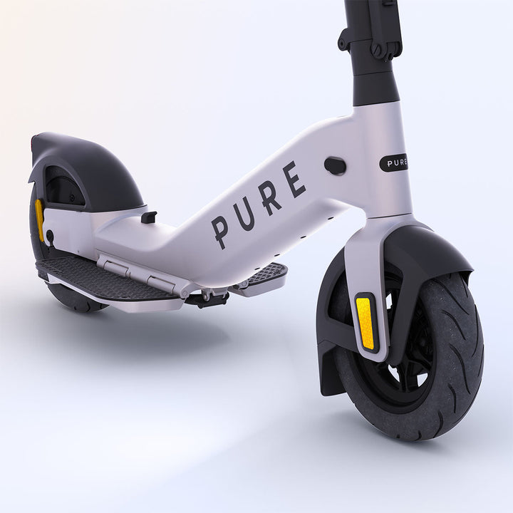 Pure Advance Plus Electric Scooter deck - Platinum