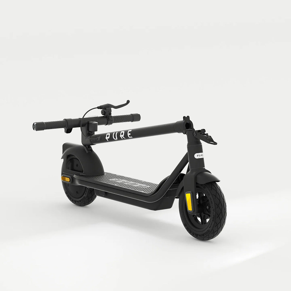 Pure Electric Air³ Electric Scooter Black - Folded