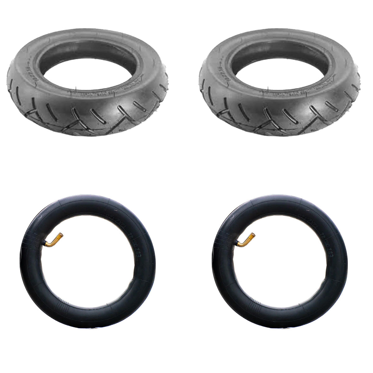 Pair of 10" Tyres and Tubes - Only fits Pure Air 2nd Gen scooters